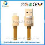 Hot Product REMAX Gold Two-Sided 2.1A 1.0M Micro USB Data Usb Charging Cable thumbnail-1
