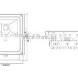 Ip66 Copper Pipe Heatsink Meanwell Led Flood Lights 120w Led Projector Light thumbnail-2
