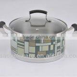 Colorful Stainless Steel Decal Kitchenware Sets for Wholesale thumbnail-5