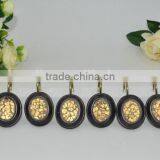 Polyresin Shower Curtain Hooks With Blue Gem thumbnail-4
