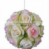 6.5" Wedding Kissing Ball, Kissing Ball, Rose Balls for Weddings thumbnail-1