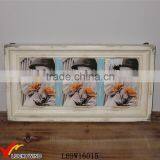 Wall Wood Love Heart Multi Opening Photo Frames Shabby Chic thumbnail-3