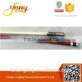 Ebony Violin Bow With Flower Patten Violin Bow Hair thumbnail-1