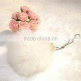 Geniune Rabbit Fur Ball Keyrings Fur Accessories thumbnail-3