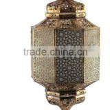 Morocca decorative brass lantern lights