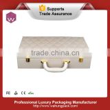 Custom design luxury travel leather jewelry case