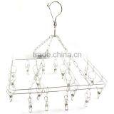 Stainless Steel Hanging Underwear and Sock Hanger With Clips Quality Choice thumbnail-2