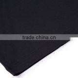 Customized Design T-shirt Classic Cotton Plain no Brand T-shirt Black Color thumbnail-2