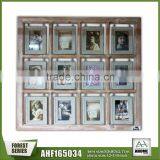 Newest Design Antique Multi Color 12-pic Small Hanging Photo Frame Large Wall Decorative Collage Funny Photo