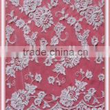 corded design of french lace / chantilly lace / france lace