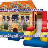 Latest Design and Cheap Inflatable CLUB HOUSE Combo, Inflatable Jumping Castle, Inflatable Slip and Slide