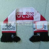 Football cub knitted fashionable custom fans scarf