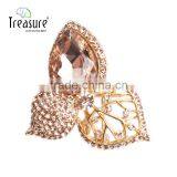 Brand Treasure Clover Shape Brooch Yiwu Hot New Products Fashion Diamond Rhinestone Clover Shape Brooch thumbnail-5