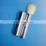 Diamond Metal Handle Makeup Retractable Powder Brush