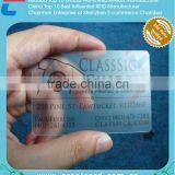 High Quality Clear Frosted Plastic Business Cards, Transparent PVC Business Card thumbnail-1
