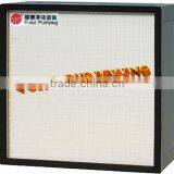 High Efficiency Panel Filter Without Clapboard