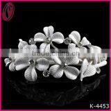 Wholesale Girls Lovely Beaded Metal Hair Clips With Diamond thumbnail-1