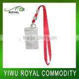 Promotional Plastic Work Id Card Holder Single Custom Lanyard thumbnail-1