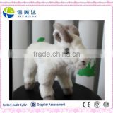 Handmade Plush White goat soft toy for kids