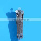 2015 New Hand Crochet Women Sleeveless Long Dress for Lady