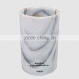 White Marble Wine Bottle Cooler thumbnail-1