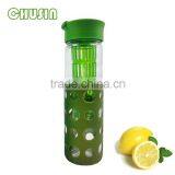 Cute Style Glass Water Bottle With Handle and Straw thumbnail-3