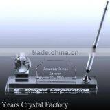 Green Pen Holder Useful Glass Pen Holder Crystal Pen Holder For Company Table Gifts thumbnail-1