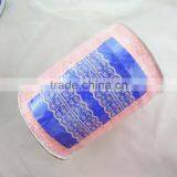 Wholesale Fashionable Cheap No Spandex 4.5cm Width Lace Trimming Ribbon For Baby Girl Dress Hairbow Decoration 300yds/roll thumbnail-3