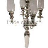 Crystal Candelabra, Candelabra 5 Arms, Silver Candelabra Centerpiece thumbnail-2