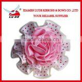 Colorful Handmade Carnation Flower Ribbon for the Mothers' Day Gift Packing thumbnail-3