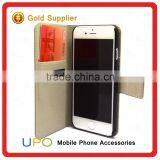 [UPO] Fashionable Leather Flip Case for IPhone 6 Plus,Wallet Style Leather Mobile Phone Cover Case for IPhone 6s Plus thumbnail-4