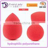 2015 New Arrival Colorful Round Teardrop Cosmetic Sponge