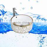 Artificial Bathroom Porcelain Home Garden Wash Color Basins With Cabin thumbnail-5