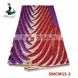 100% Cotton Wax Fabric Real Wax Print Fabric African Ankara Wax Printed SMCW18 thumbnail-3