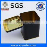 Pure Black Wedding Gift Diamond Tin Box &good Quality Handwatch Tin Box thumbnail-2