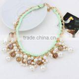 Top Quality Pearl Choker Collar Vintage Pendant Statement Necklace Women Necklaces & Pendants Fashion Necklaces for Women 2014 thumbnail-6