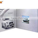 Hot 4.3 Inch Chrome Paper uv Printing Lcd Video Greeting Card Digital Business Card Video Brochure for Advertising