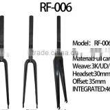 Top-good Quality Supplier Double Crown Bicycle Fork/ Carbon Disc Road Bike Fork/ Carbon Fork thumbnail-2