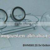 3pcs Transparent Glass Jar Used for Spice