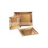 Gregorian Copper Charger Plates and Wall Decor Plates