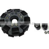 100mm Double Plastic Assemble Robot Omni Wheel W/Bearing Rollers 14041 thumbnail-4