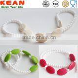 Silicone Teething Jewelry Use Color Colors for You Choice Necklaces Silicone Bead Teething thumbnail-5