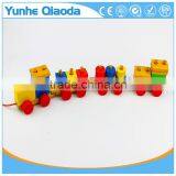 Colorful Wood Stocking Train Toys Geometric Building Blocks Education Gift thumbnail-6
