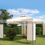 3X4M Square Roman Pole Deluxe Metal Gazebo thumbnail-1