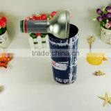 Empty Metal Packing Fancy Gift Round Wine Bottle Tin Box thumbnail-2