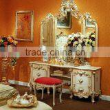Luxury French Royal Palace 1.8M Wooden Hand Carved Openwork Double Bed thumbnail-5