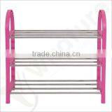 3 Tier Metal Iron Shoes Rack Shoe Organizer thumbnail-1