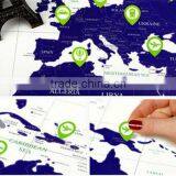 CT-543 Popular Waterproof LED Bright Flashlight World Star Map Travel Light World Map thumbnail-1