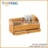 31 Day Bill and Mail Organizer Wood Mail Box Letter Organizer With Drawer thumbnail-1