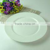 New Design Restaurant Ceramic 10inch Round Plate Wholesale White Porcelain Round Plate thumbnail-2